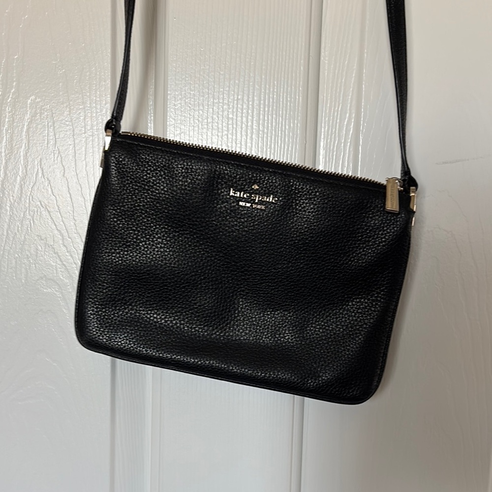 Kate Spade Black Crossbody Bag with Minimalist Design